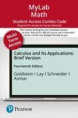 MyLab Math with Pearson EText -- Combo Access Card -- for Calculus and Its Applications, Brief Version (24 Months)
