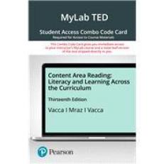 MyLab Education with Pearson EText -- Combo Access Card -- for Content Area Reading : Literacy and Learning Across the Curriculum 13th