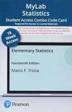 MyLab Statistics with Pearson EText -- Combo Access Card -- for Elementary Statistics (18 Weeks)