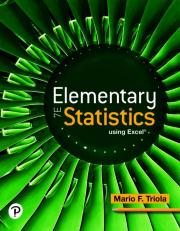 Elementary Statistics Using Excel 7th
