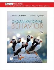 Organizational Behavior 19th