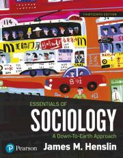 Essentials of Sociology 13th