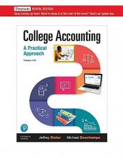 College Accounting [RENTAL EDITION] 15th