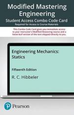 Modified Mastering Engineering with Pearson EText -- Combo Access Card -- for Engineering Mechanics : Statics 15th