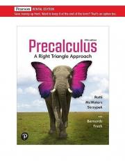Precalculus: A Right Triangle Approach [RENTAL EDITION] 5th