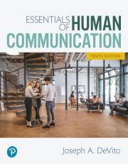 Essentials of Human Communication 10th