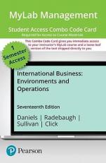 MyLab Management with Pearson EText -- Combo Access Card -- for International Business 17th