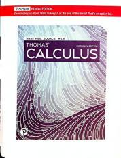 Thomas' Calculus [RENTAL EDITION] 15th