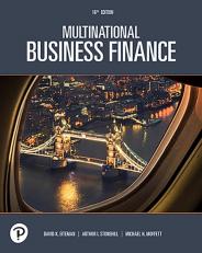 Pearson eText Multinational Business Finance -- Instant Access (Pearson+) 16th