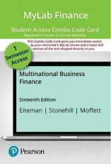 MyLab Finance with Pearson EText -- Combo Access Card -- for Multinational Business Finance 16th