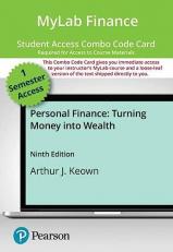 MyLab Finance with Pearson EText -- Combo Access Card -- for Personal Finance 9th