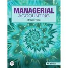Managerial Accounting 7th