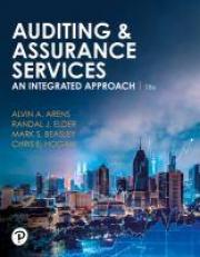 Auditing and Assurances Services : An Integrated Approach 