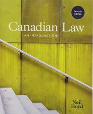 Canadian Law: Introduction (Canadian Edition) 7th