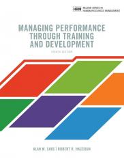 Managing Performance through Training and Development 8e