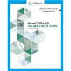 Shelly Cashman Series Microsoft Office 365 & Publisher 2019 Comprehensive 1st