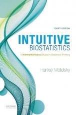 Intuitive Biostatistics : A Nonmathematical Guide to Statistical Thinking 4th