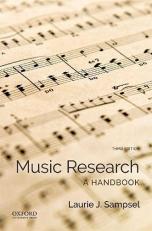 Music Research : A Handbook 3rd