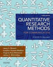 Quantitative Research Methods for Communication : A Hands-On Approach 4th