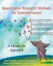 Quantitative Research Methods for Communication : A Hands-On Approach 