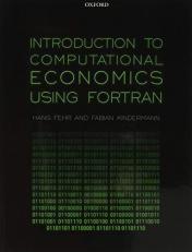 Introduction to Computational Economics Using Fortran 