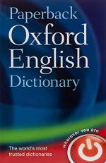 Paperback Oxford English Dictionary 7th