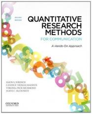 Quantitative Research Methods for Communication : A Hands-On Approach with CD 2nd