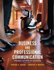 Business and Professional Communication : Principles and Skills for Leadership 2nd