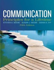 Communication : Principles for a Lifetime 5th