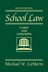 School Law : Cases and Concepts 9th