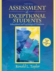 Assessment of Exceptional Students 8th