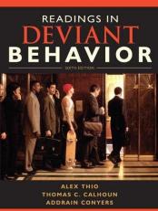 Readings in Deviant Behavior 6th
