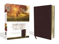 Amplified Holy Bible, Large Print : Captures the Full Meaning Behind the Original Greek and Hebrew [Burgundy] 