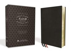 Nasb, Single-Column Reference Bible, Premium Leather, Goatskin, Black, Premier Collection, 1995 Text, Comfort Print 