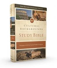 NRSV Cultural Backgrounds Study Bible 