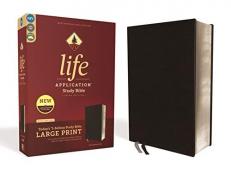 NIV Life Application Study Bible Red Letter Edition [Third Edition, Large Print, Black]