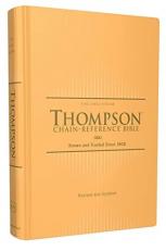 KJV Thompson Chain-Reference Bible, Red Letter, Comfort Print (Yellow Gold) 