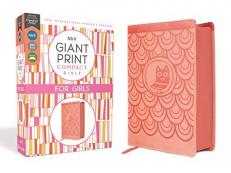 NIrV Giant Print Compact Bible for Girls Comfort Print [Peach] 