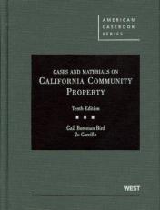 Cases and Materials on California Community Property 10th