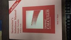 Instructor's Solutions Manual - Single Variable - Thomas' Calculus: Early Transcendentals, 12th edition