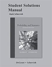 Student Solutions Manual for Probability and Statistics 4th