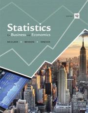 Statistics for Business and Economics with CD 12th