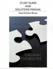 Study Guide and Student's Solutions Manual for Organic Chemistry 7th