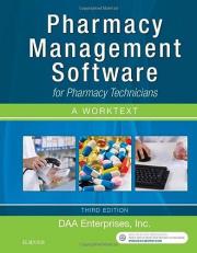 Pharmacy Management Software for Pharmacy Technicians: a Worktext 3rd