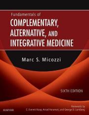 Fundamentals of Complementary, Alternative, and Integrative Medicine 6th