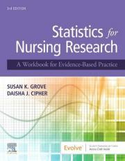 Statistics for Nursing Research : A Workbook for Evidence-Based Practice with Access 3rd