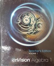 enVision Algebra 1, Teacher's Edition, Volume 1, 9780328931781, 0328931780, 2018