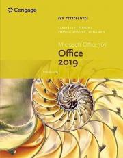 New Perspectives MicrosoftOffice 365 and Office 2019 Introductory 