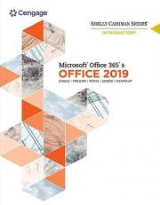 Shelly Cashman Series MicrosoftOffice 365 and Office 2019 Introductory 