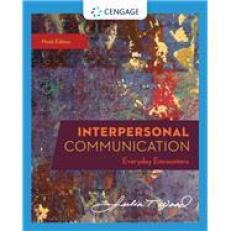 Interpersonal Communication: Everyday Encounters 9th